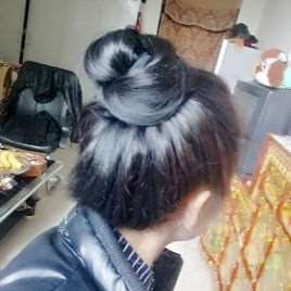 丸子头简单扎法图解