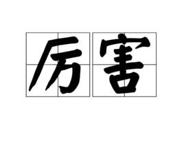 厉害(汉语词语)