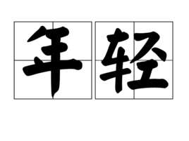 年轻(汉语词语)