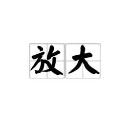 放大(词语概念)
