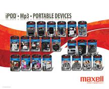 Maxell Revamps Its MP3 and iPodR Accessory Line